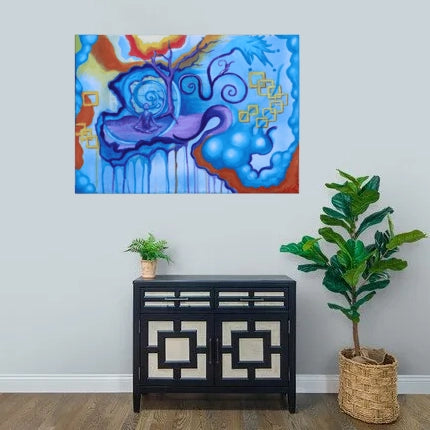 Dreams from the Seams Fine Art Print on Canvas
